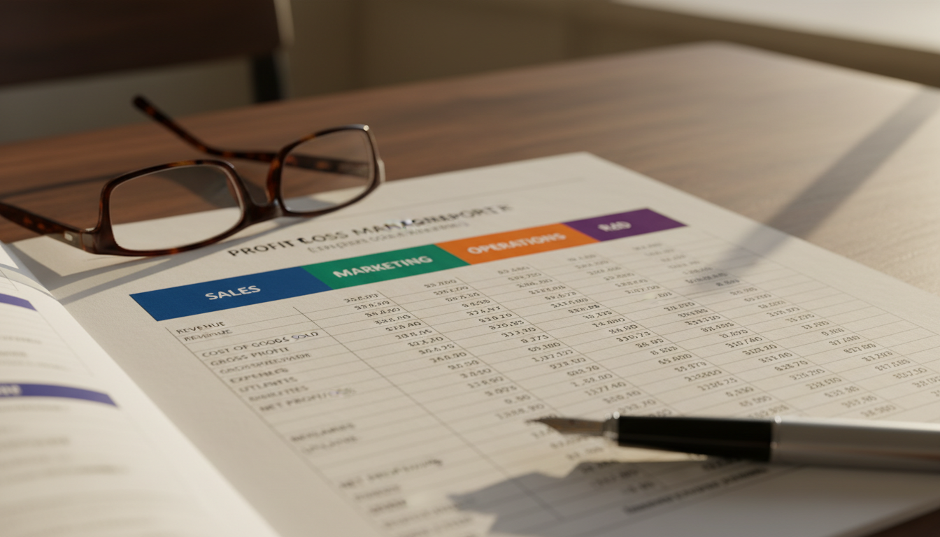 Department-Level P&L and Cost Centre Reporting